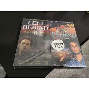 Left Behind The Movie & Left Behind II Tribulation Force VHS 2 pack
